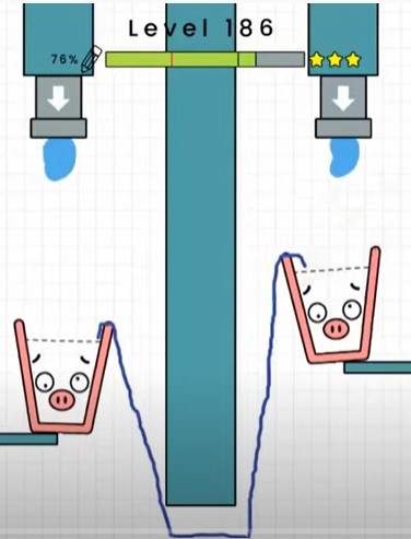Happy Glass Level 186 Bintang 3, Tutorialnya Disini