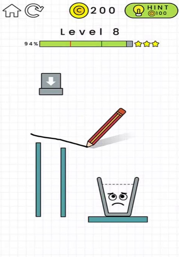 Happy Glass Level 8 Bintang 3, Tutorialnya Disini